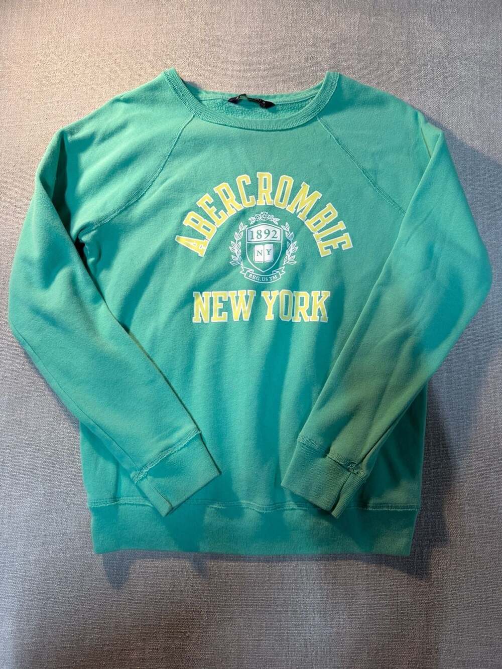 Abercrombie & Fitch New York 1892 Logo Graphic Crewneck Sweatshirt